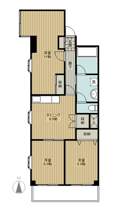 メゾンセザール32 ３０１図面.jpg